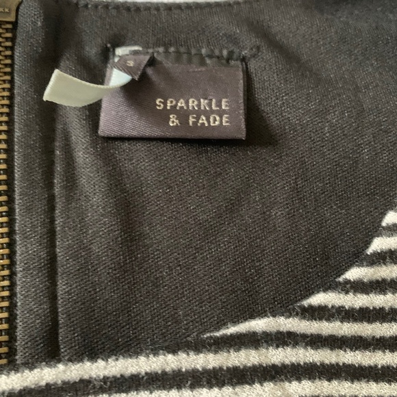 NWOT Sparkle & Fade Cut-Out Bodycon T-Shirt Dress, Xs - Picture 5 of 7